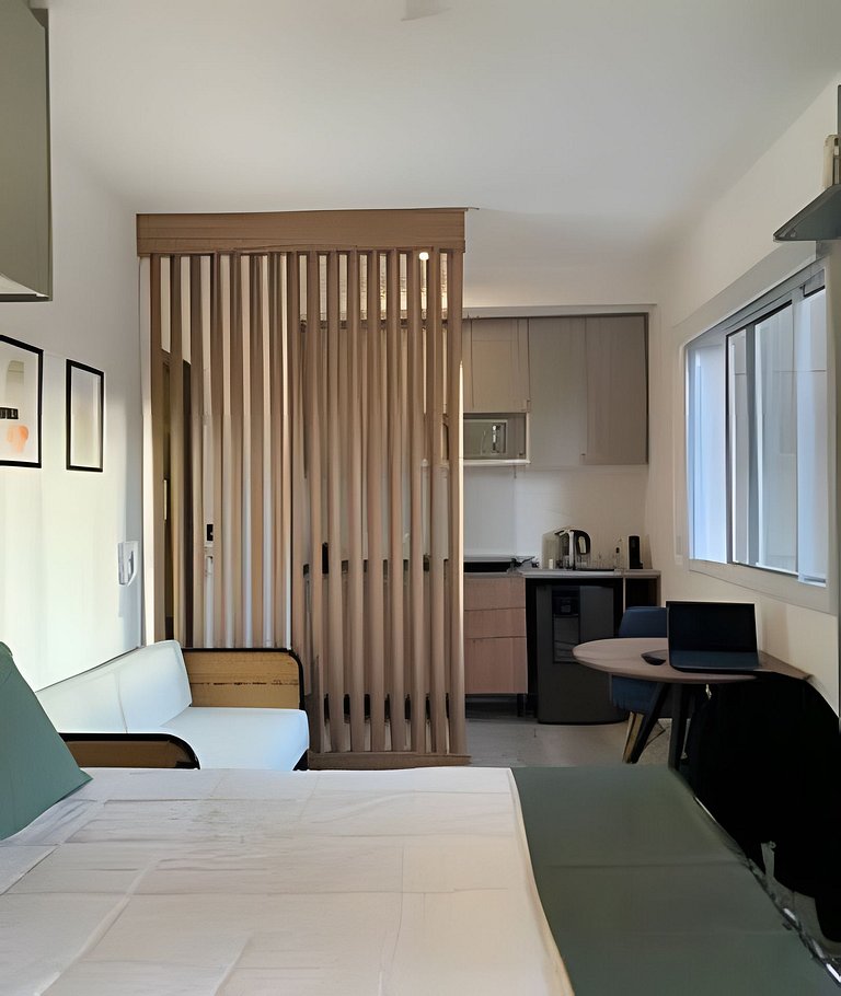 Studio mobiliado na Vila Olimpia
