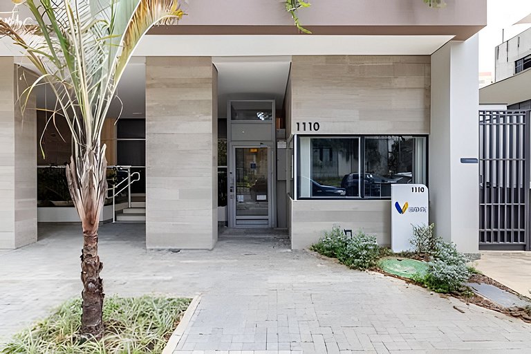 Studio mobiliado próximo à Faria Lima