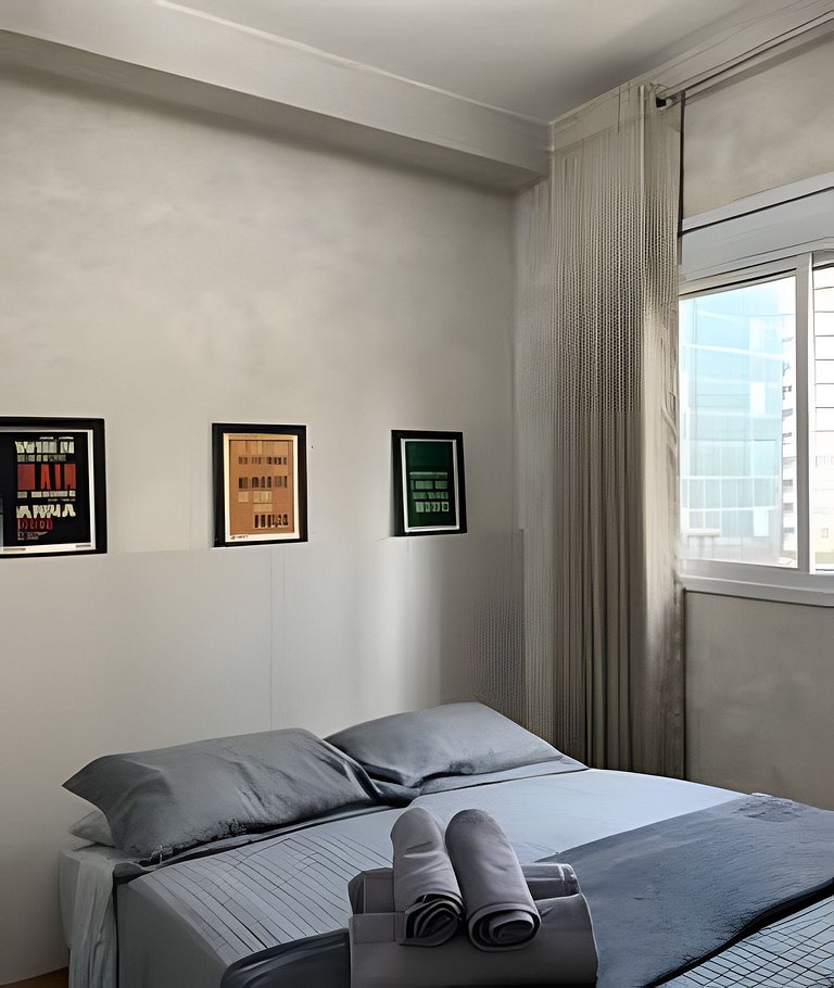 Studio mobiliado próximo à Faria Lima