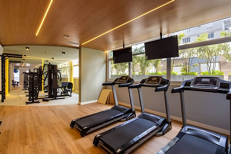 Studio mobiliado próximo à Faria Lima