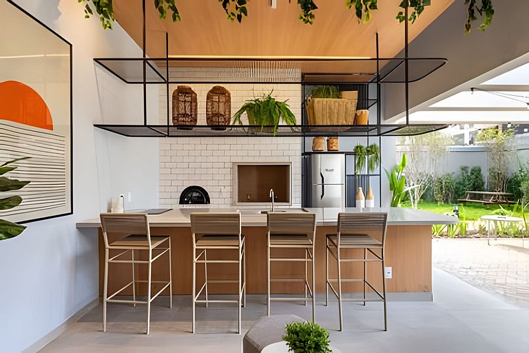 Studio mobiliado próximo à Faria Lima